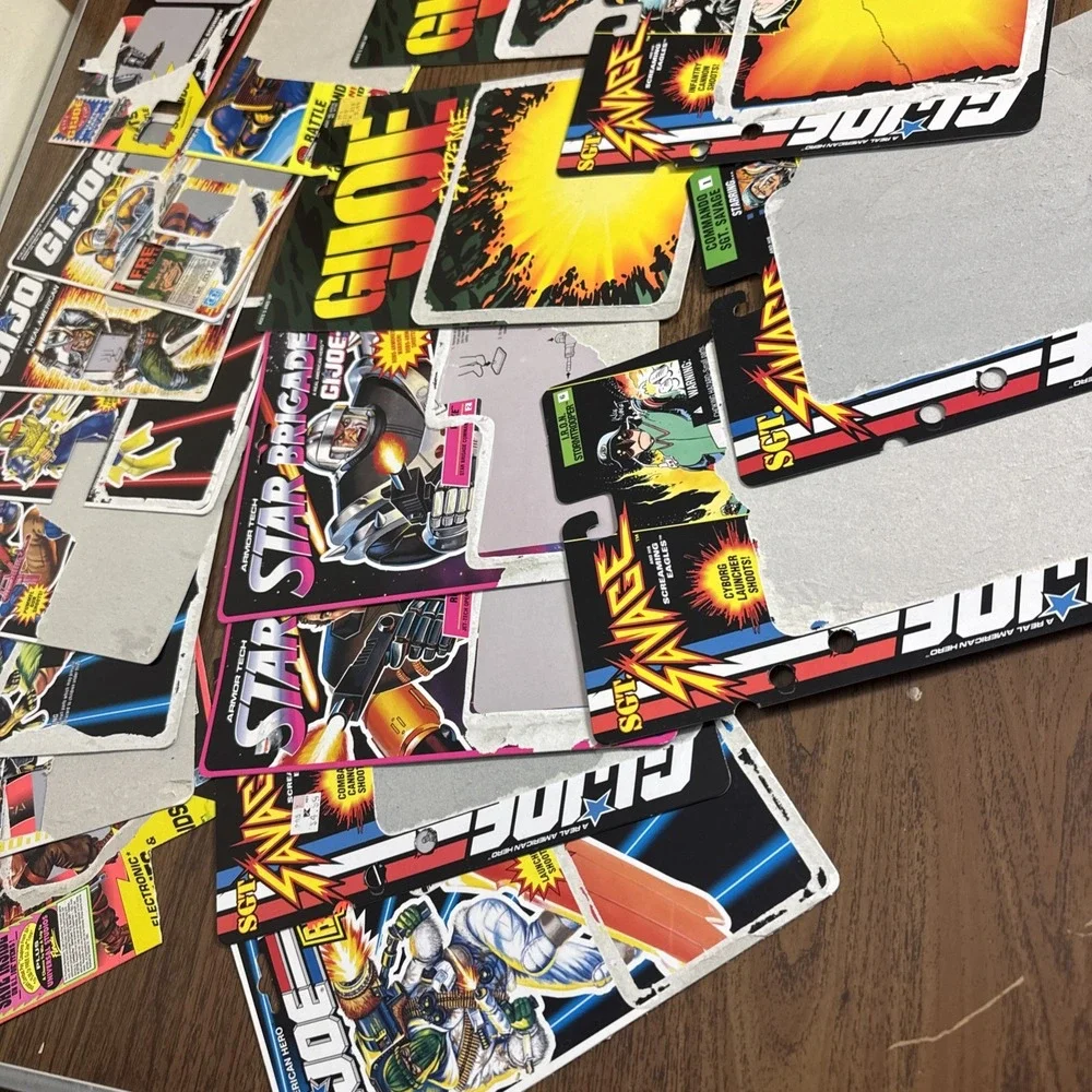 Vintage‎ G.I. Joe Full UNCUT And CUT File Cards  Lot  x36 - Picture 5 of 16